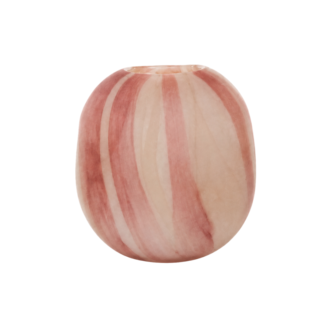 Solara - Pink Marblized Vase