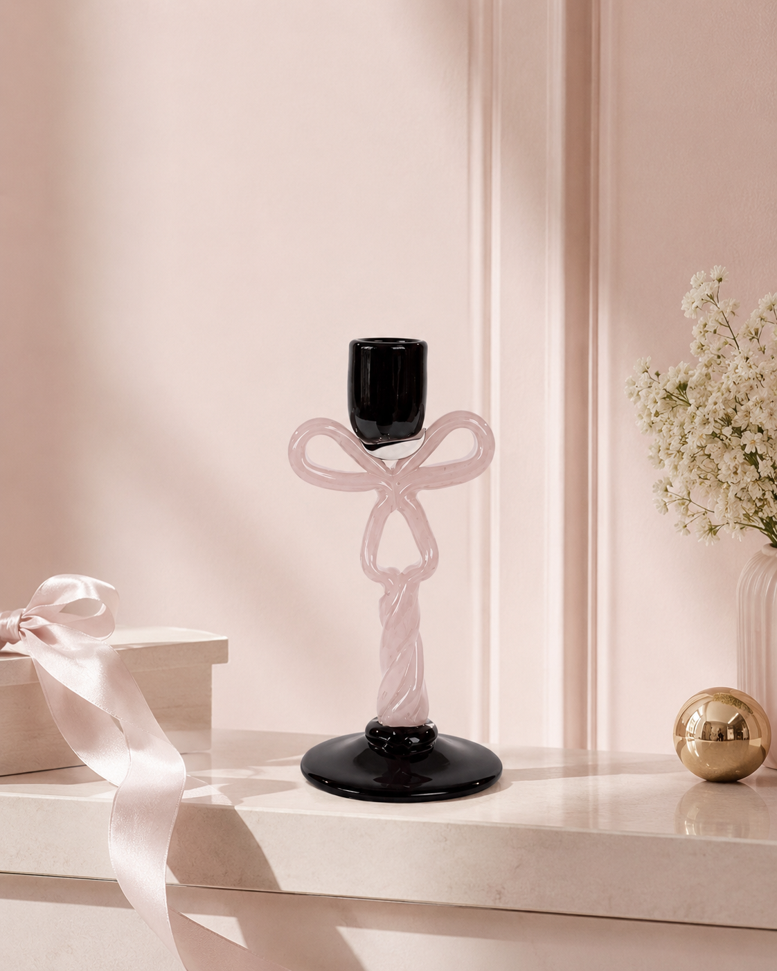 Ribbon Candle Holder Big hover preview
